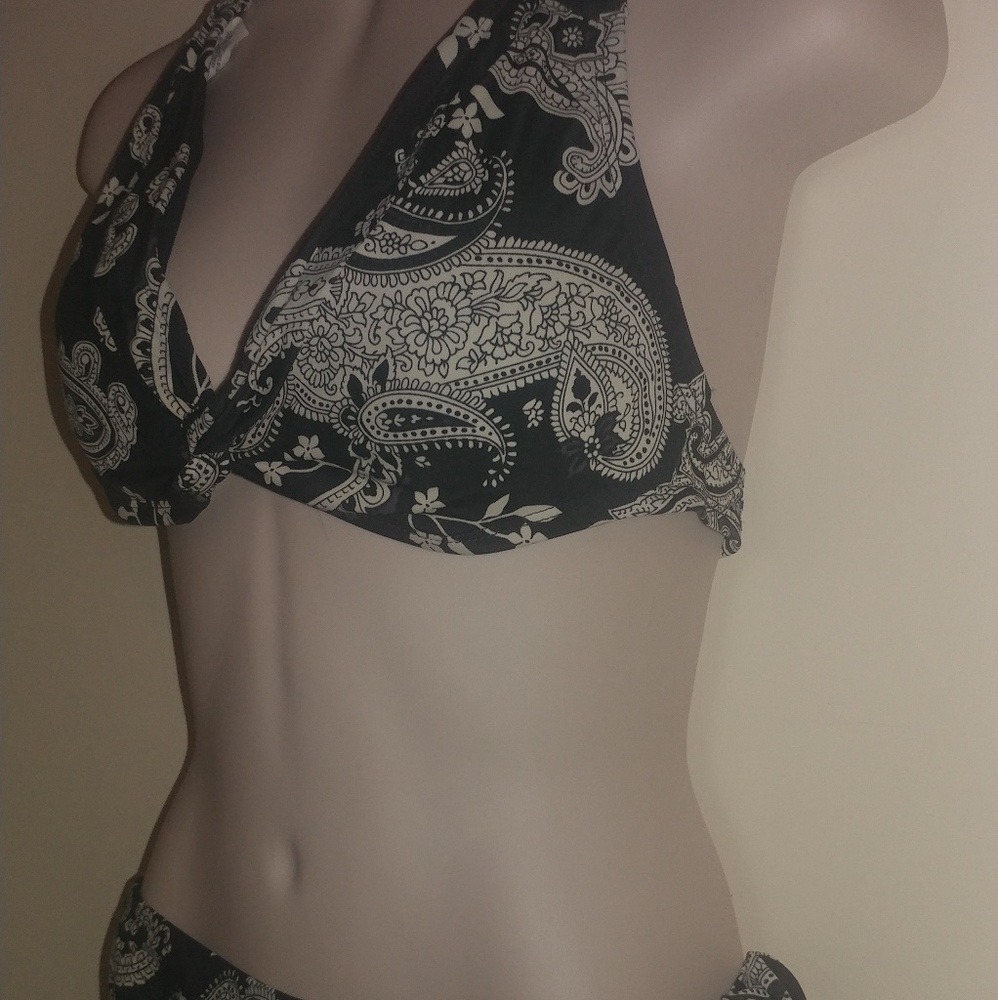 Converse handkerchief rare black and white bikini
